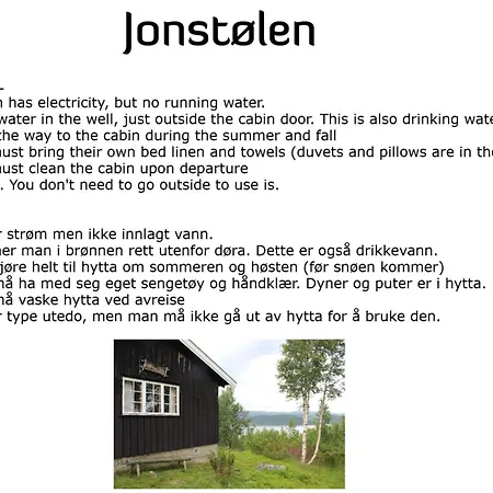 Jonstolen By Norgesbooking - At 1020 Masl
